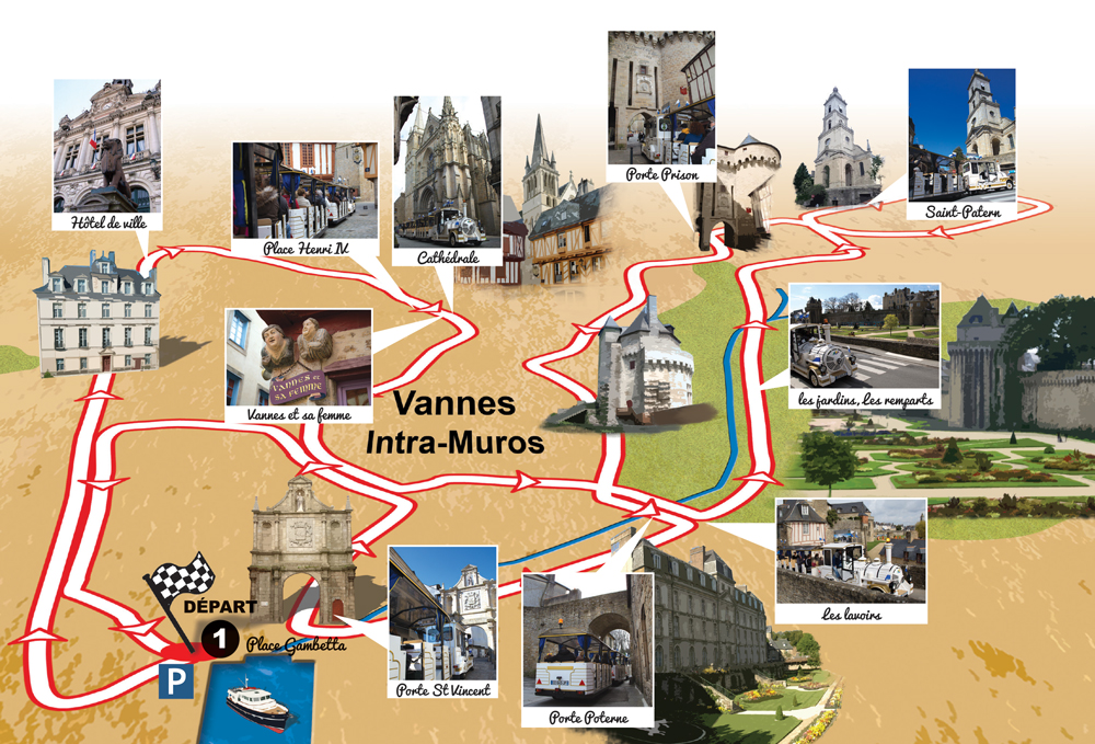 trajet tours vannes